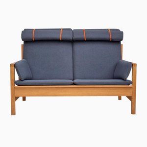 Danish Model 2252 Sofa in Oak & Wool by Børge Mogensen, 1970s-TMW-1233517