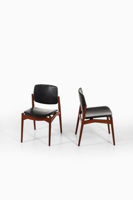 Danish Model Captain Dining Chairs by Erik Buck for Ørum Møbelsnedkeri, 1960s, Set of 4-SC-743791