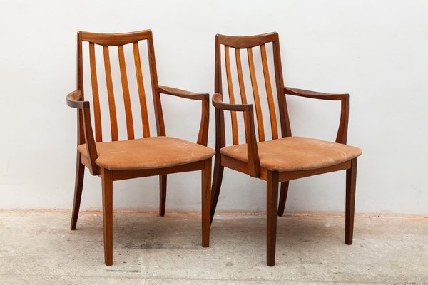 Danish Model Eva Side Chairs by Niels Koefoed for Hornslet Møbelfabrik, 1950s, Set of 6-KL-620455