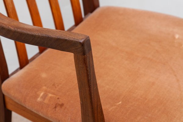 Danish Model Eva Side Chairs by Niels Koefoed for Hornslet Møbelfabrik, 1950s, Set of 6-KL-620455