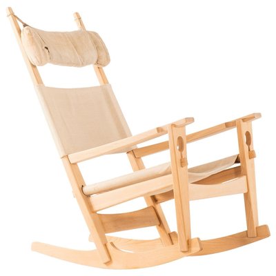 Danish Model GE-273 Rocking Chair by Hans J. Wegner for Getama, 1950s-SC-743802