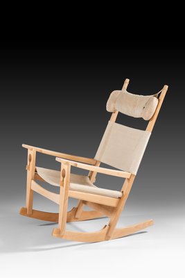 Danish Model GE-273 Rocking Chair by Hans J. Wegner for Getama, 1950s-SC-743802