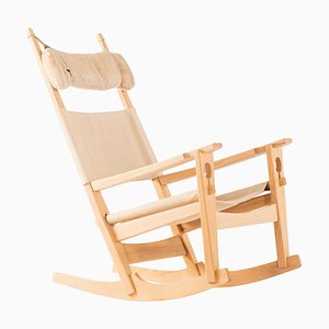 Danish Model GE-273 Rocking Chair by Hans J. Wegner for Getama, 1950s-SC-743802