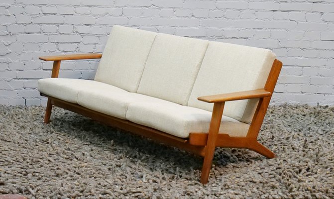 Danish Model GE-290 Sofa by H. J. Wegner for Getama, 1960s-QFD-1357434