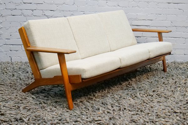 Danish Model GE-290 Sofa by H. J. Wegner for Getama, 1960s-QFD-1357434