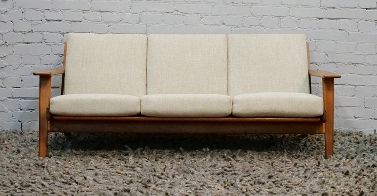 Danish Model GE-290 Sofa by H. J. Wegner for Getama, 1960s-QFD-1357434