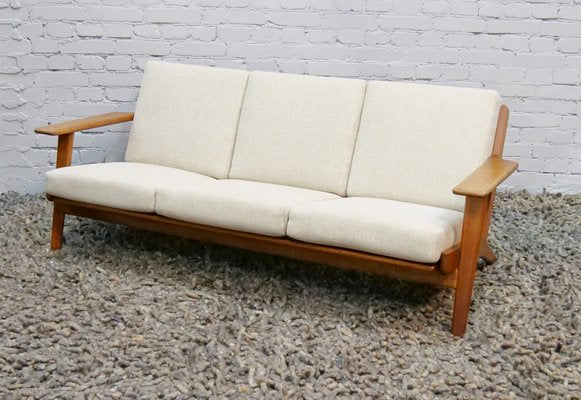 Danish Model GE-290 Sofa by H. J. Wegner for Getama, 1960s-QFD-1357434