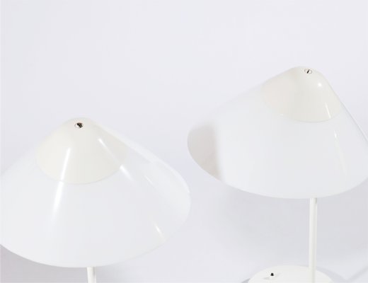 Danish Model Opala Table Lamps by Hans J. Wegner for Louis Poulsen, 1970s, Set of 2-WRF-573741