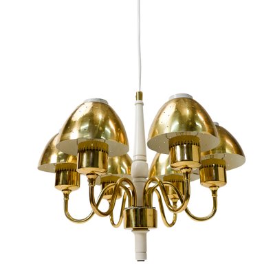 Danish Model T526 Chandelier by Hans-Agne Jakobsson for Hans-Agne Jakobsson AB Markaryd, 1950s-TJQ-876080