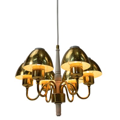 Danish Model T526 Chandelier by Hans-Agne Jakobsson for Hans-Agne Jakobsson AB Markaryd, 1950s-TJQ-876080