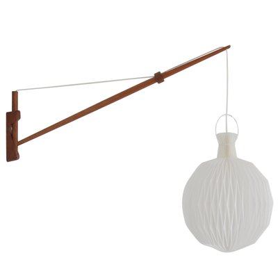 Danish Modern Adjustable Wall Lamp by Louis Poulsen & Le Klint, 1960s-WRF-1112325