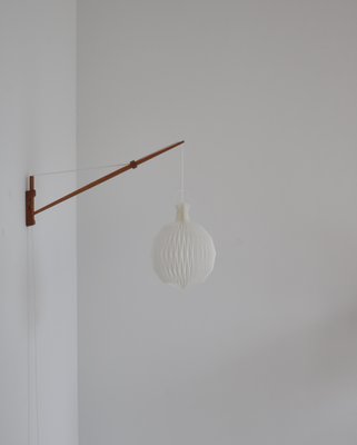 Danish Modern Adjustable Wall Lamp by Louis Poulsen & Le Klint, 1960s-WRF-1112325