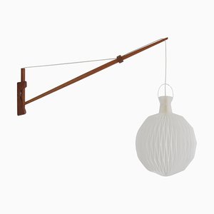 Danish Modern Adjustable Wall Lamp by Louis Poulsen & Le Klint, 1960s-WRF-1112325