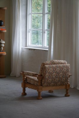 Danish Modern Brutalist Lounge Chairs in Oak attributed to Henning Kjærnulf, 1960s, Set of 2-MXF-1721449