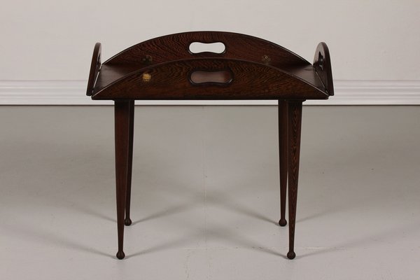 Danish Modern Butlers Tray Table with Drumstick Legs by Jeanne Grut, 1970s-QQ-1371894