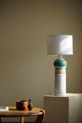 Danish Modern Ceramic Floor Lamp, 1970s-MXF-1385312