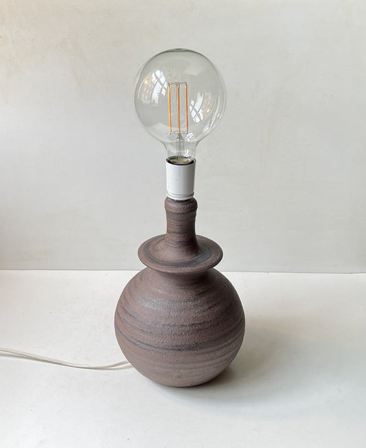 Danish Modern Ceramic Orbit Table Lamp by K. W. Andersen, 1980s