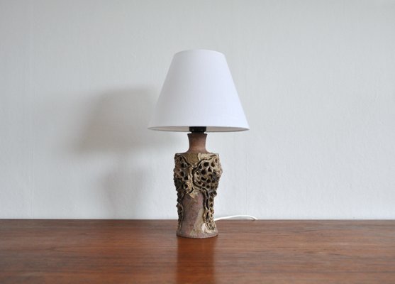 Danish Modern Ceramic Table Lamp by Bodil Marie Nielsen, 1960s-HPQ-1229229