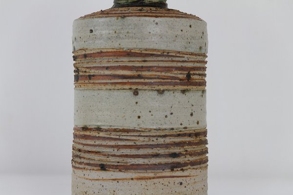 Danish Modern Ceramic Table Lamp by Tue Poulsen, 1960s-WIX-1813414