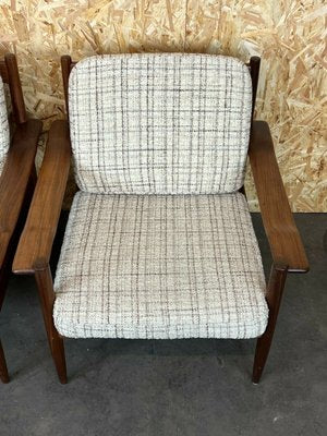 Danish Modern Design Teak Armchair Easy Chair Lounge Chair, 1970s, Set of 2-EJL-1153312