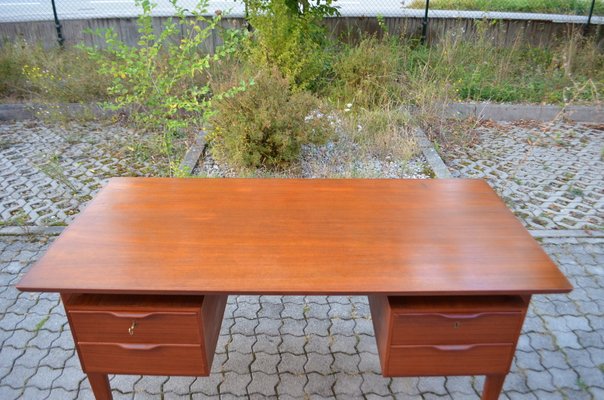 Danish Modern Desk in Teak by Henning Jorgensen for Fredericia Mobelfabrik, 1960-UF-1371037