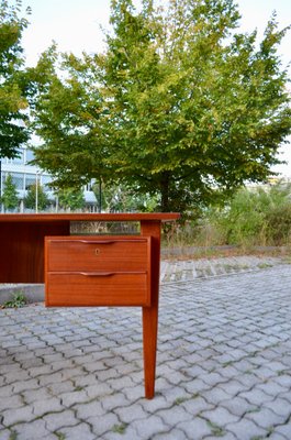 Danish Modern Desk in Teak by Henning Jorgensen for Fredericia Mobelfabrik, 1960-UF-1371037