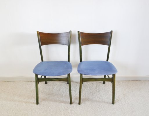 Danish Modern Emerald Color Dining Chair, 1960s-HPQ-1226512