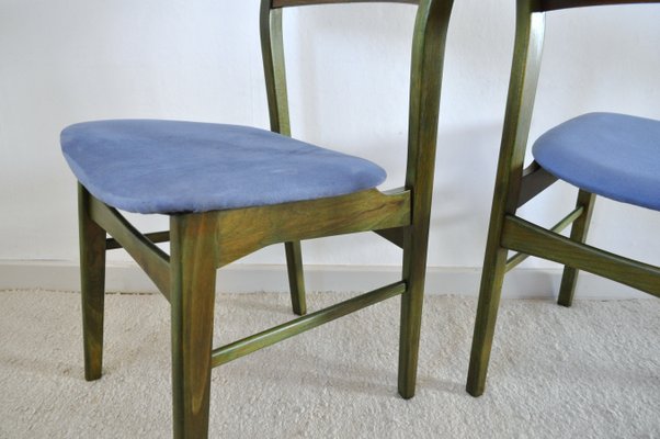 Danish Modern Emerald Color Dining Chair, 1960s-HPQ-1226512