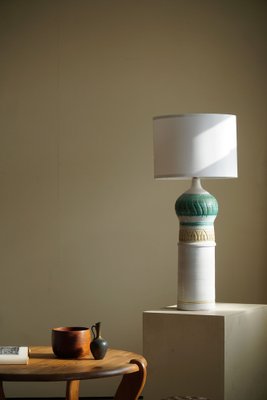 Danish Modern Floor Lamp in Ceramic, 1970s-MXF-1248821