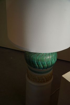 Danish Modern Floor Lamp in Ceramic, 1970s-MXF-1248821