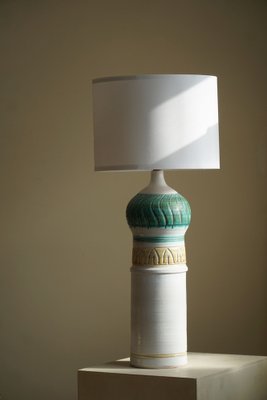 Danish Modern Floor Lamp in Ceramic, 1970s-MXF-1248821