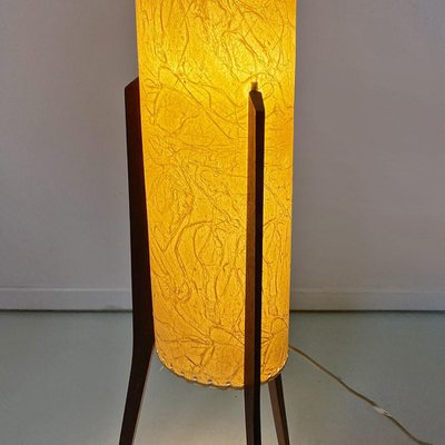 Danish Modern Floor Lamp in Parchment and Teak, 1960-GDD-1797794