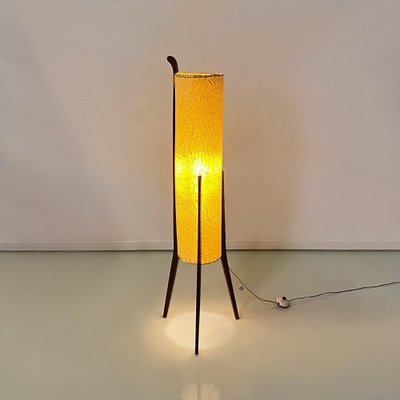 Danish Modern Floor Lamp in Parchment and Teak, 1960-GDD-1797794