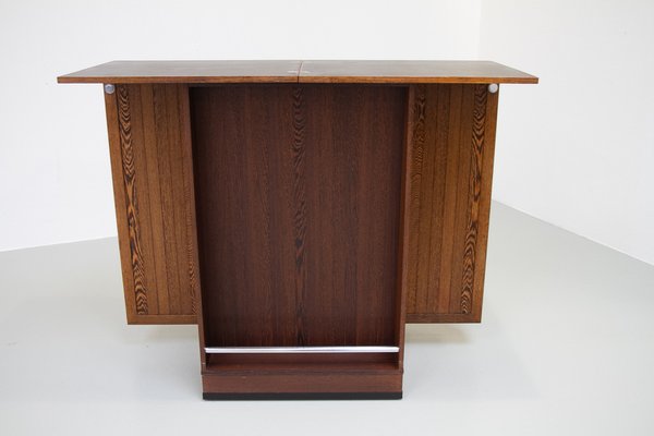 Danish Modern Folding Dry Bar in Wengé by Dyrlund, 1960s-WIX-1822613