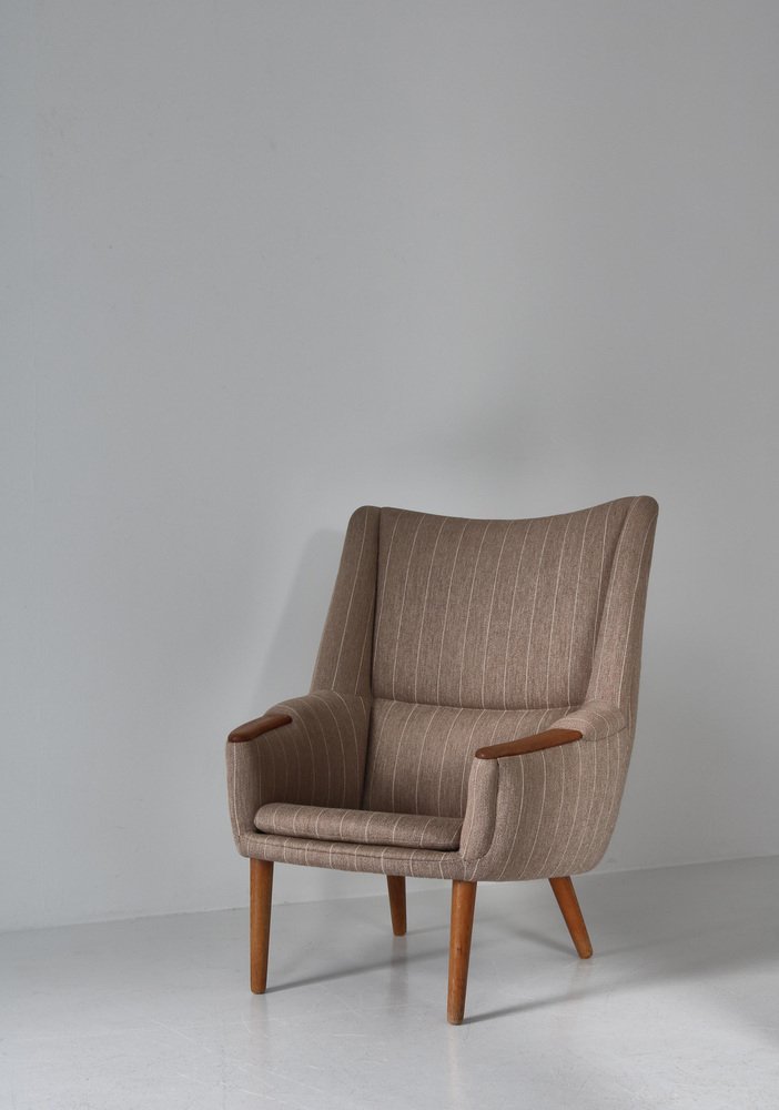 Danish Modern Highback Lounge Chair by Kurt Østervig, 1958