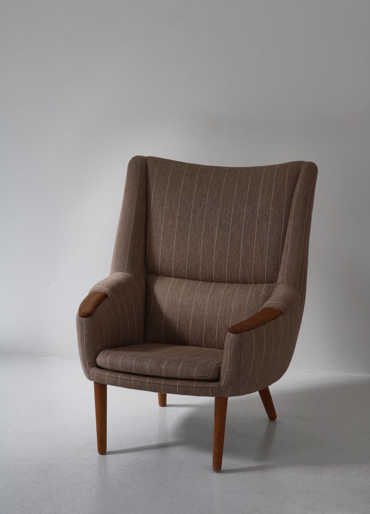 Danish Modern Highback Lounge Chair by Kurt Østervig, 1958