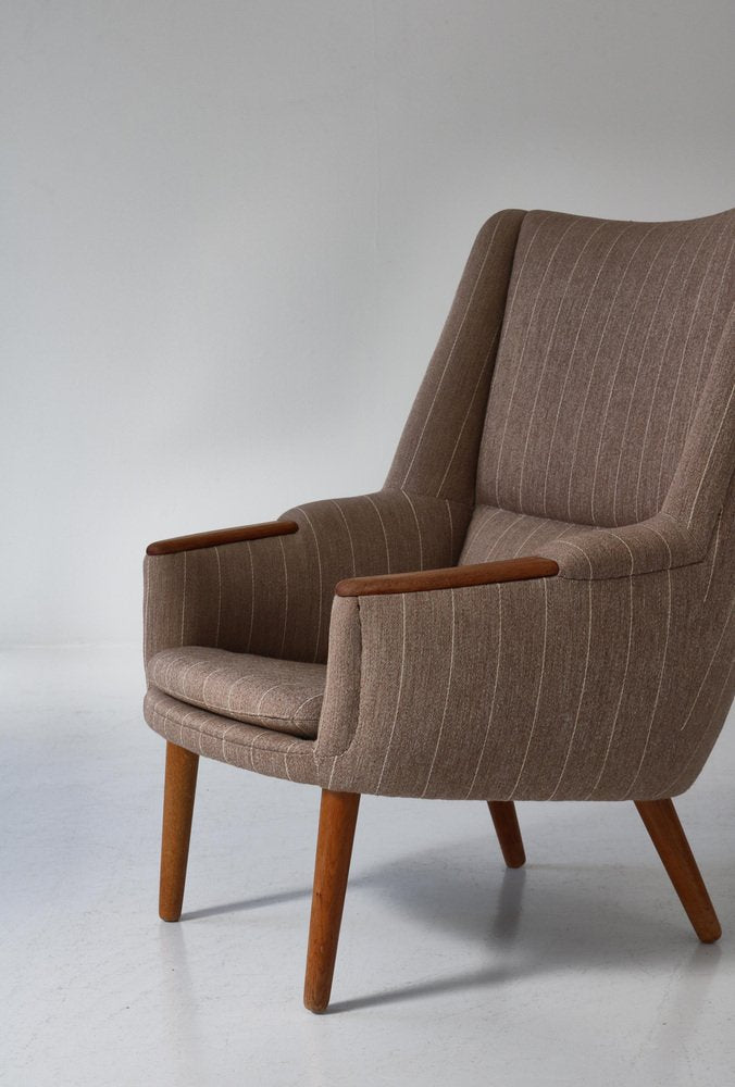 Danish Modern Highback Lounge Chair by Kurt Østervig, 1958