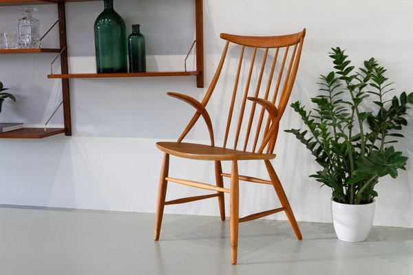 Danish Modern IW2 Armchair in Oak by Niels Eilersen for Illum Wikkelsø, 1960s-WIX-1801447