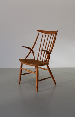 Danish Modern IW2 Armchair in Oak by Niels Eilersen for Illum Wikkelsø, 1960s-WIX-1801447