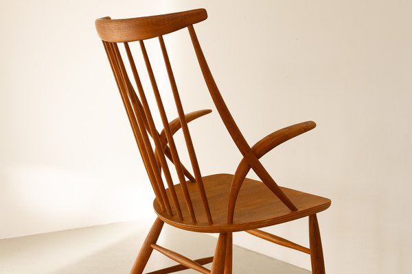 Danish Modern IW2 Armchair in Oak by Niels Eilersen for Illum Wikkelsø, 1960s-WIX-1801447