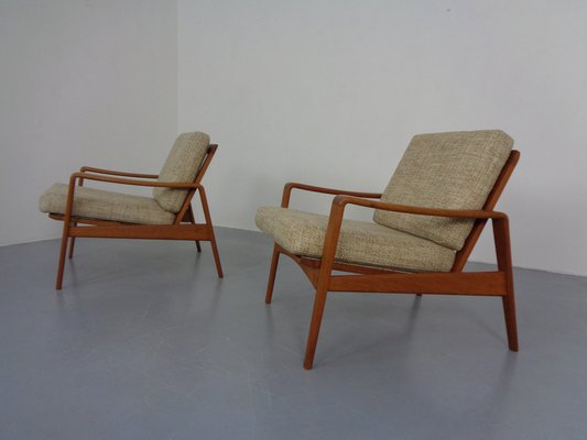 Danish Modern Living Room Set by Arne Wahl Iversen for Komfort, 1960s, Set of 3-RDW-1368125