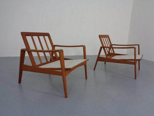 Danish Modern Living Room Set by Arne Wahl Iversen for Komfort, 1960s, Set of 3-RDW-1368125