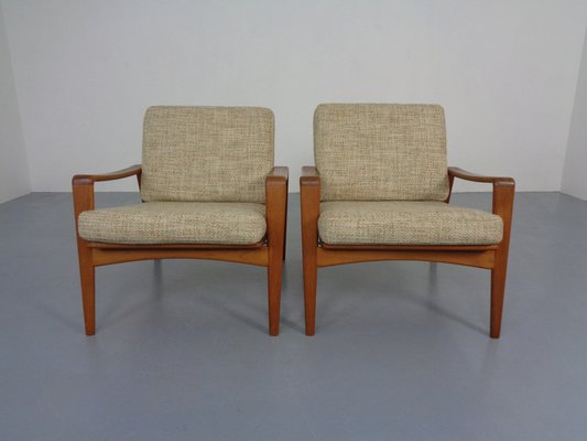 Danish Modern Living Room Set by Arne Wahl Iversen for Komfort, 1960s, Set of 3-RDW-1368125