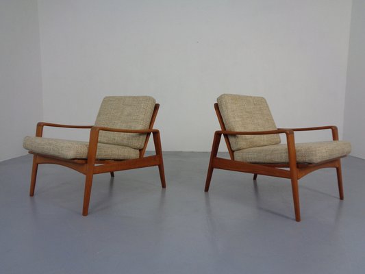 Danish Modern Living Room Set by Arne Wahl Iversen for Komfort, 1960s, Set of 3-RDW-1368125