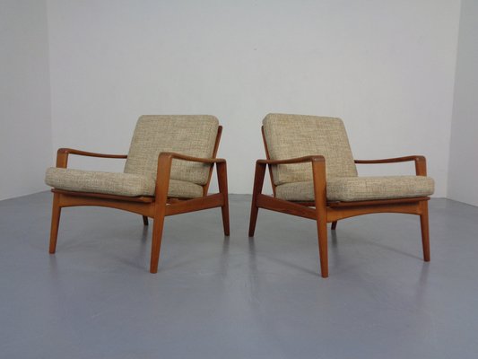 Danish Modern Living Room Set by Arne Wahl Iversen for Komfort, 1960s, Set of 3-RDW-1368125