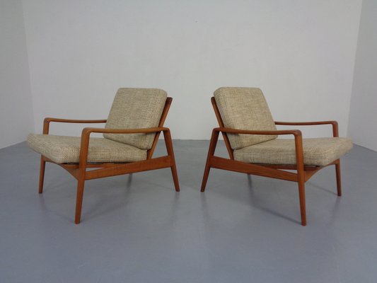 Danish Modern Living Room Set by Arne Wahl Iversen for Komfort, 1960s, Set of 3-RDW-1368125