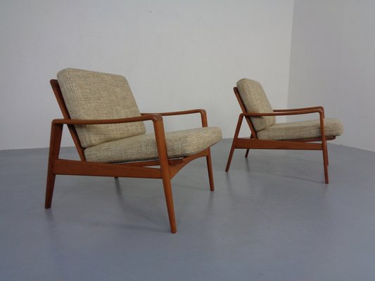 Danish Modern Living Room Set by Arne Wahl Iversen for Komfort, 1960s, Set of 3-RDW-1368125