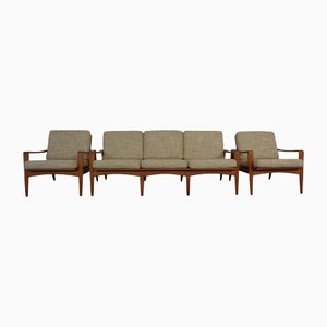 Danish Modern Living Room Set by Arne Wahl Iversen for Komfort, 1960s, Set of 3-RDW-1368125