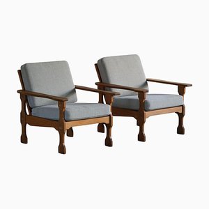 Danish Modern Lounge Chairs by Henning Kjærnulf, 1960s, Set of 2-MXF-1405908