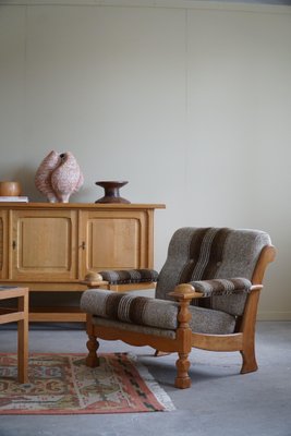 Danish Modern Lounge Chairs in Oak attributed to Henning Kjærnulf, 1960s, Set of 2-MXF-1719762